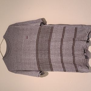 Vans Striped Heather Gray T